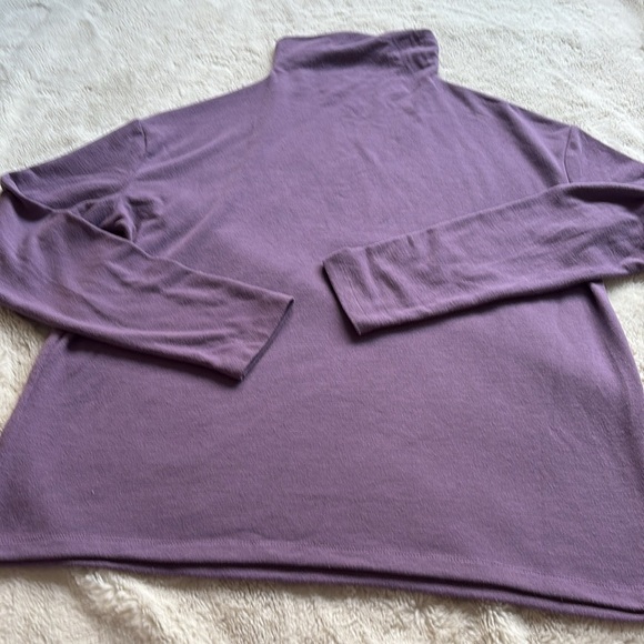 Wilfred Free Lilac Long Sleeve Turtleneck – Size S | Soft Stretch | Y2K Basic | - Picture 3 of 8